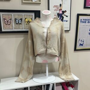 NWT Danielle Guizio Safety Pin Cardigan